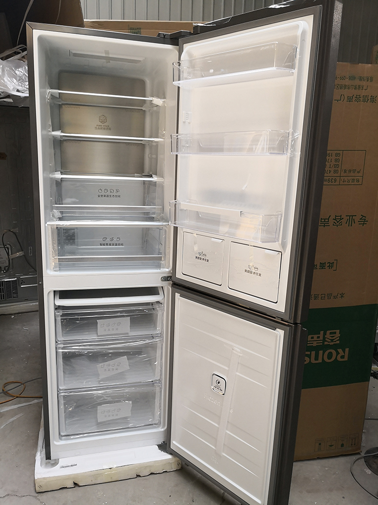 Ronshen/容声 BCD-338WKR1NPG 风冷无霜一级变频两门冰箱评测 338升大容量，节能静音新标杆